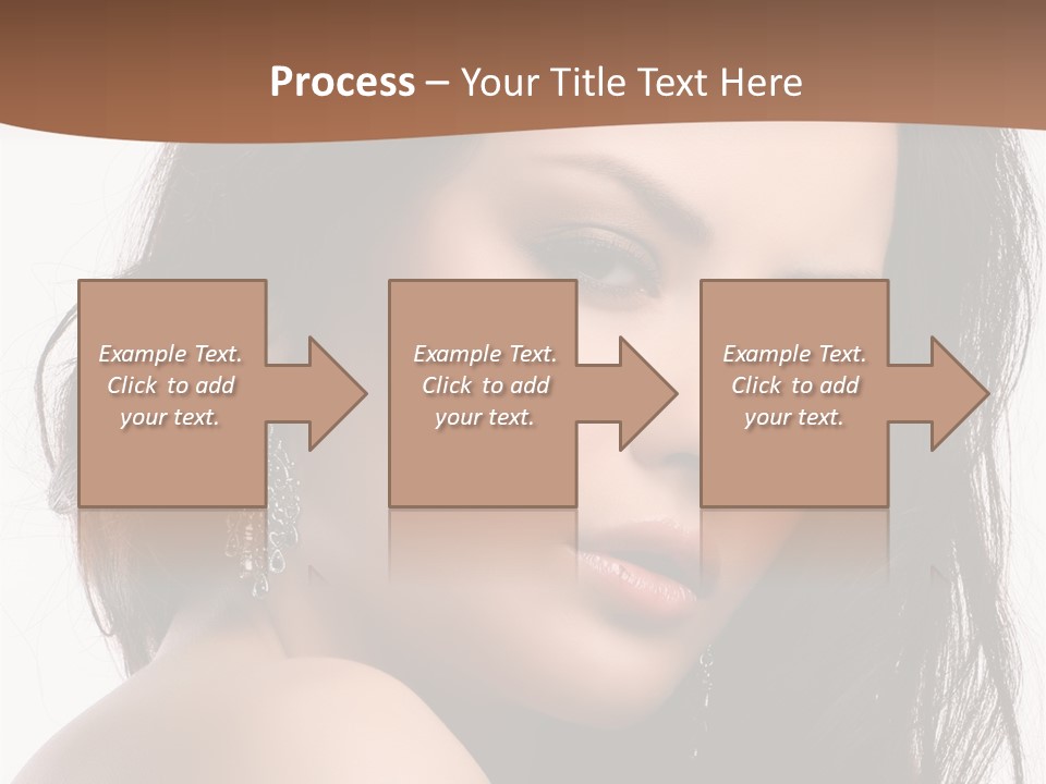 Attractive Clean Curly PowerPoint Template