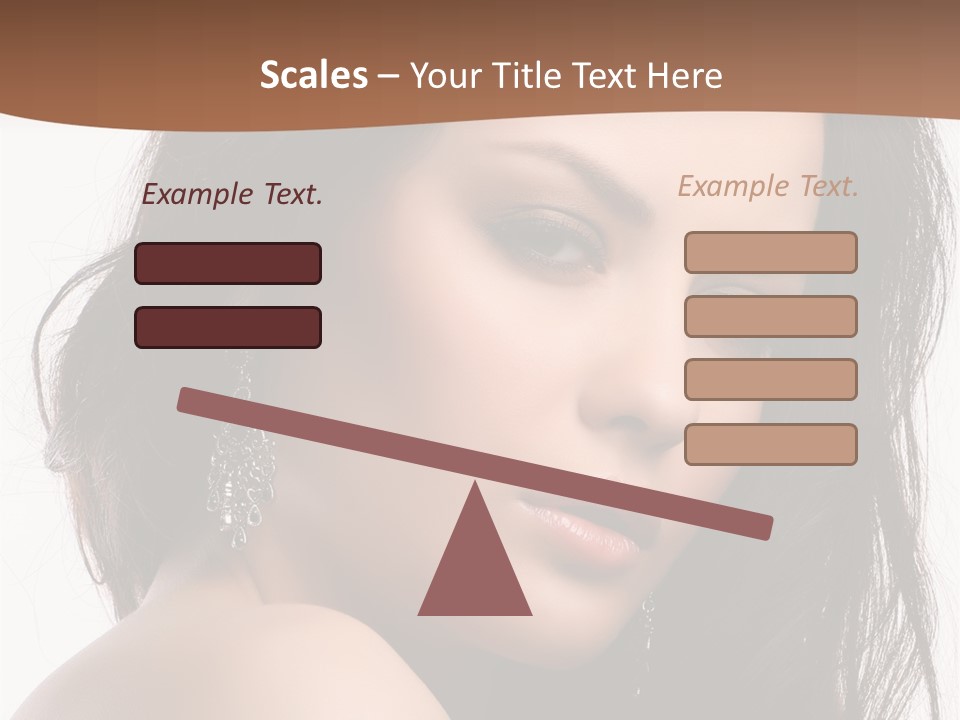 Attractive Clean Curly PowerPoint Template