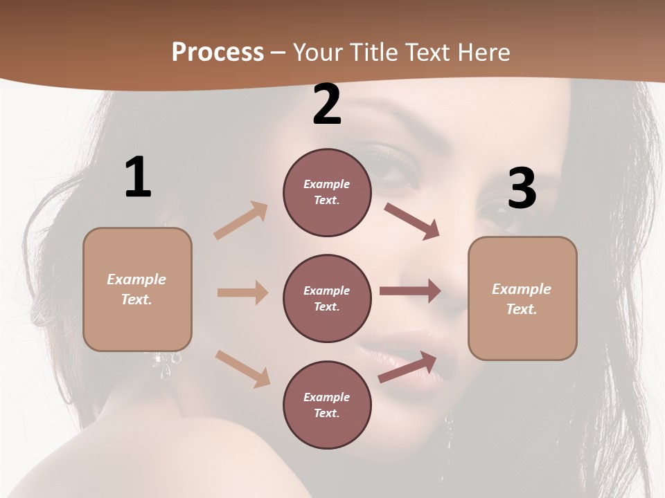 Attractive Clean Curly PowerPoint Template