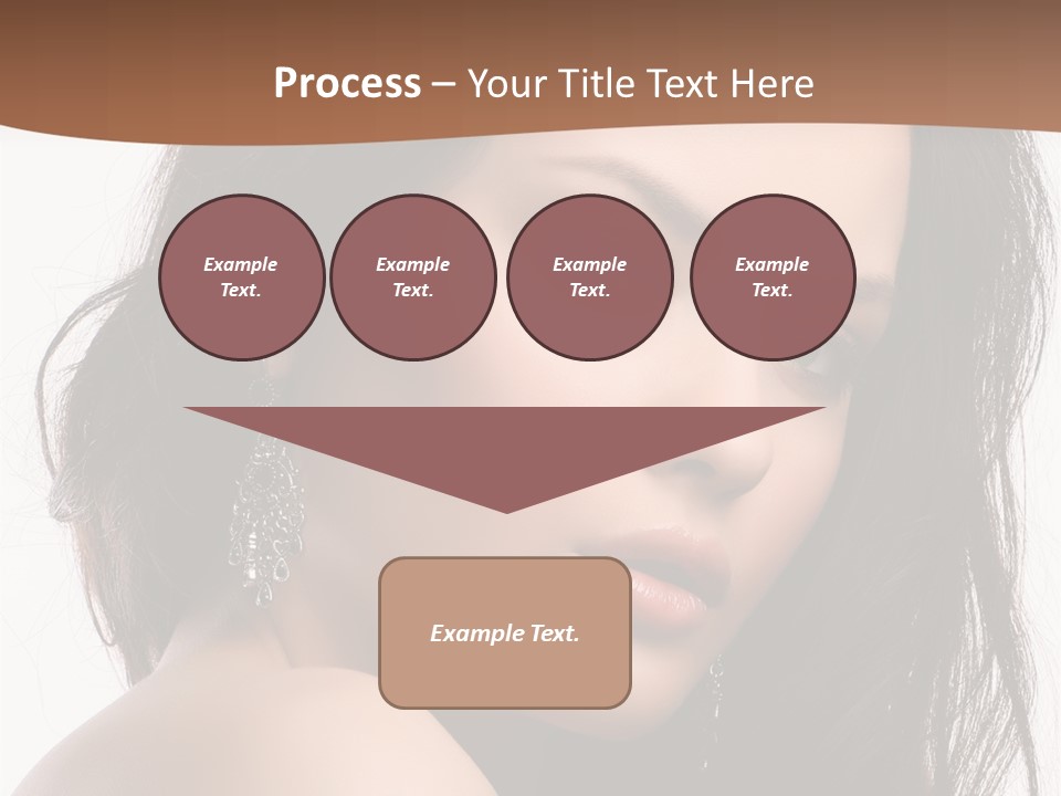 Attractive Clean Curly PowerPoint Template