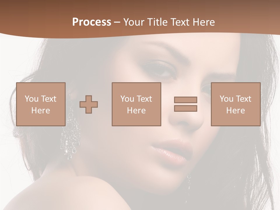 Attractive Clean Curly PowerPoint Template