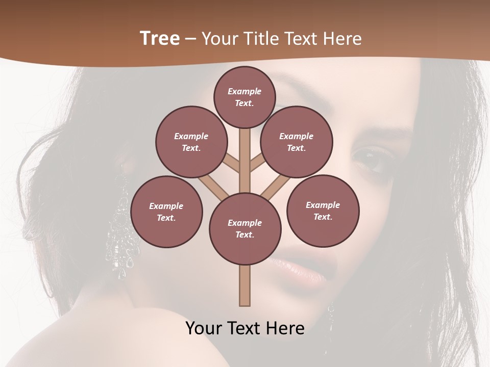 Attractive Clean Curly PowerPoint Template