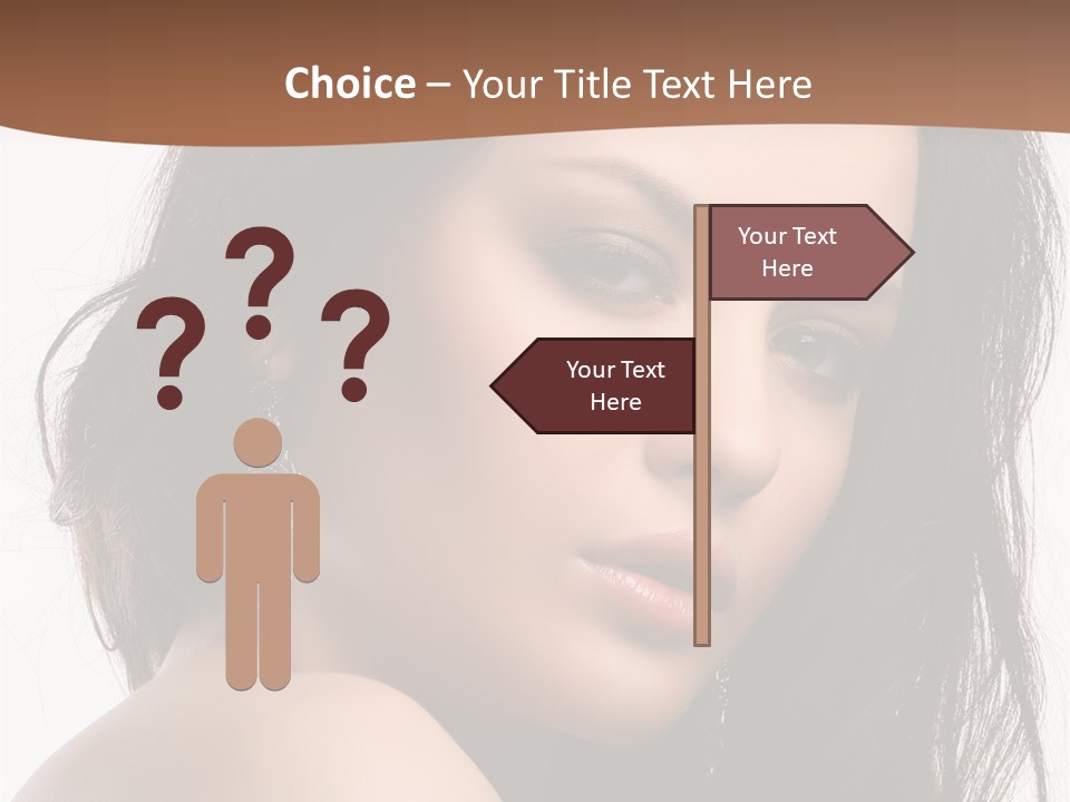 Attractive Clean Curly PowerPoint Template