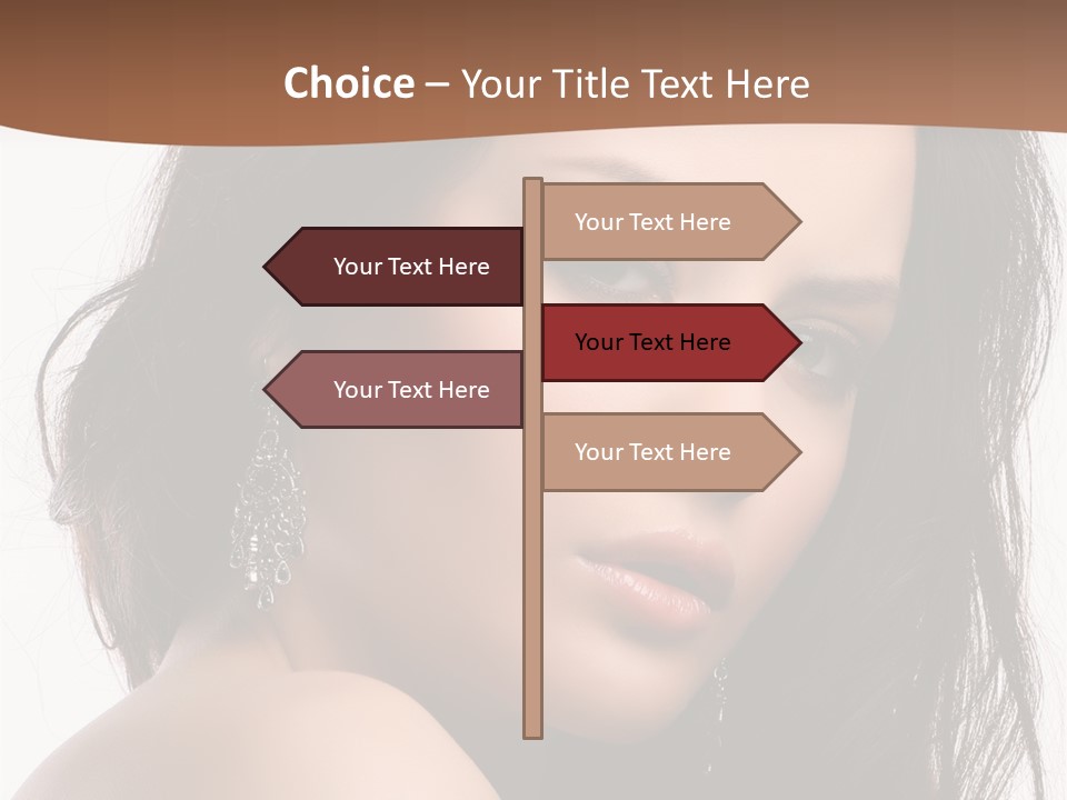 Attractive Clean Curly PowerPoint Template