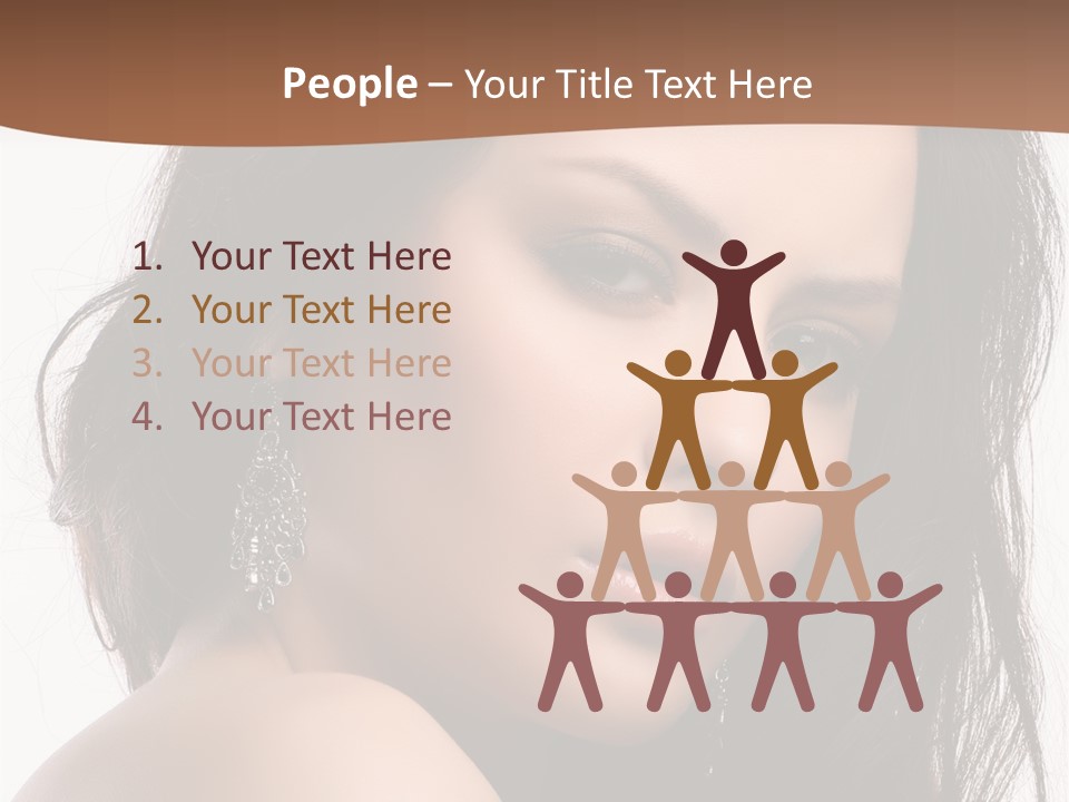 Attractive Clean Curly PowerPoint Template