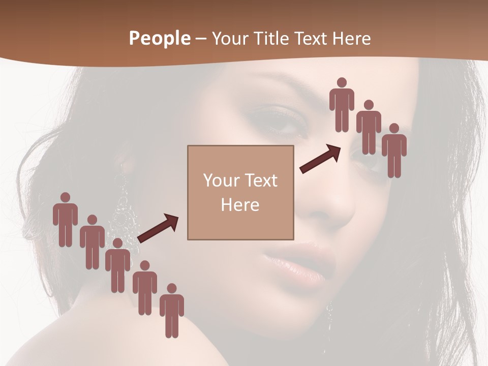 Attractive Clean Curly PowerPoint Template
