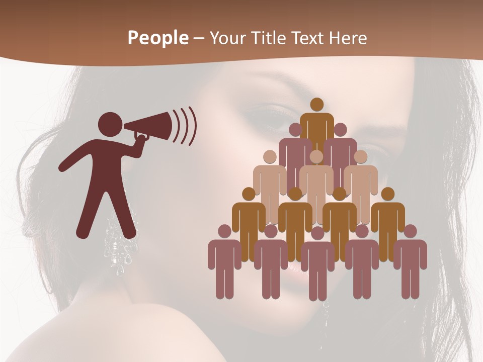 Attractive Clean Curly PowerPoint Template