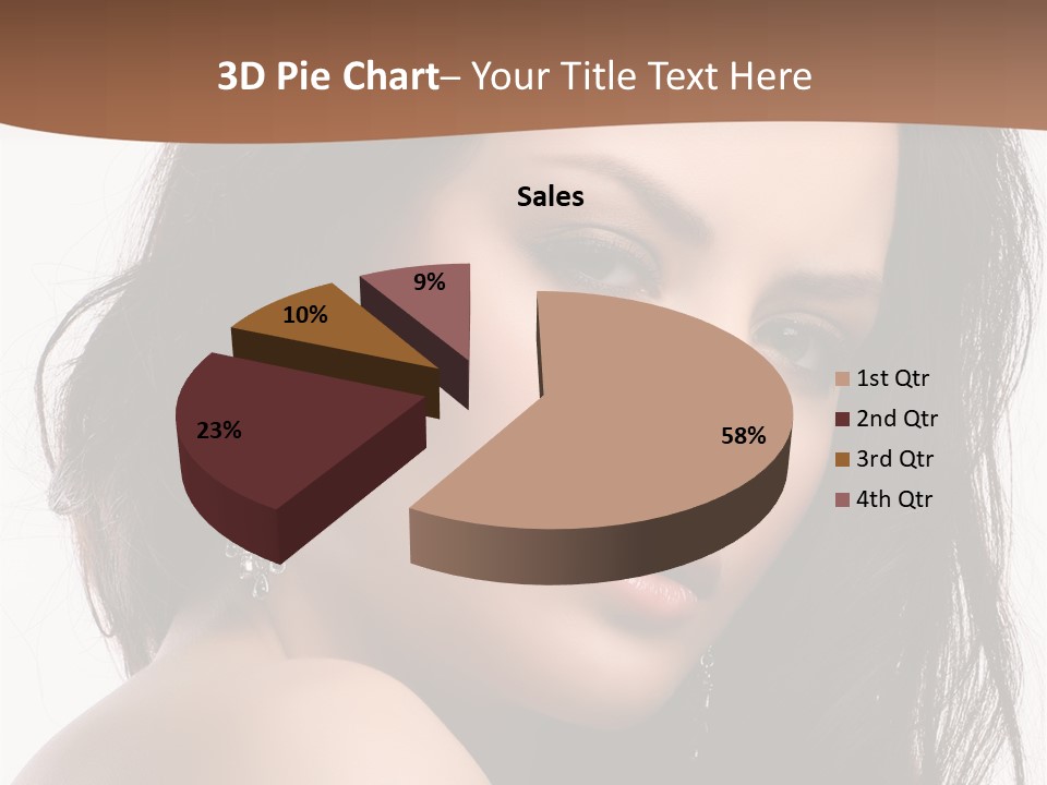 Attractive Clean Curly PowerPoint Template