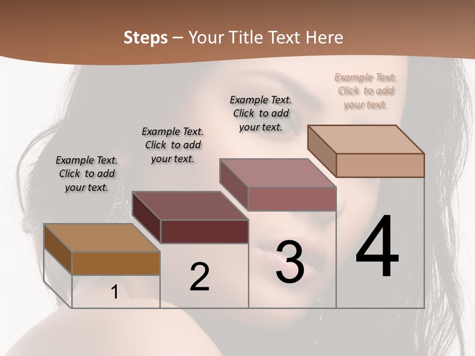 Attractive Clean Curly PowerPoint Template