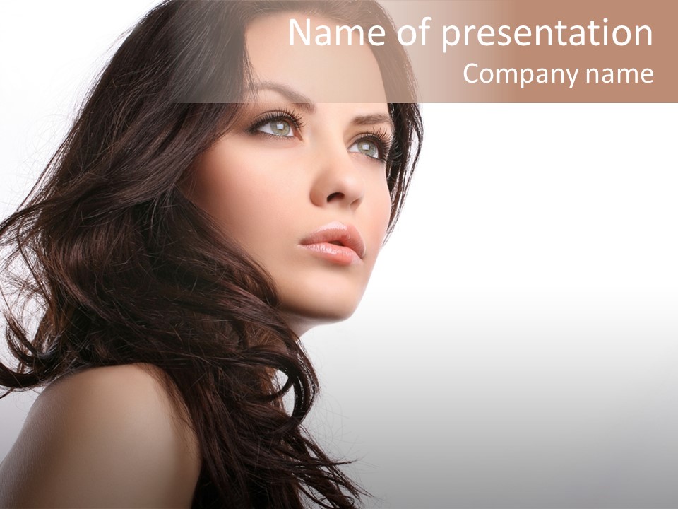 Health Care Hairstyle Background PowerPoint Template