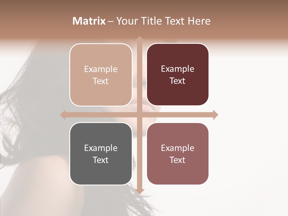 Health Care Hairstyle Background PowerPoint Template