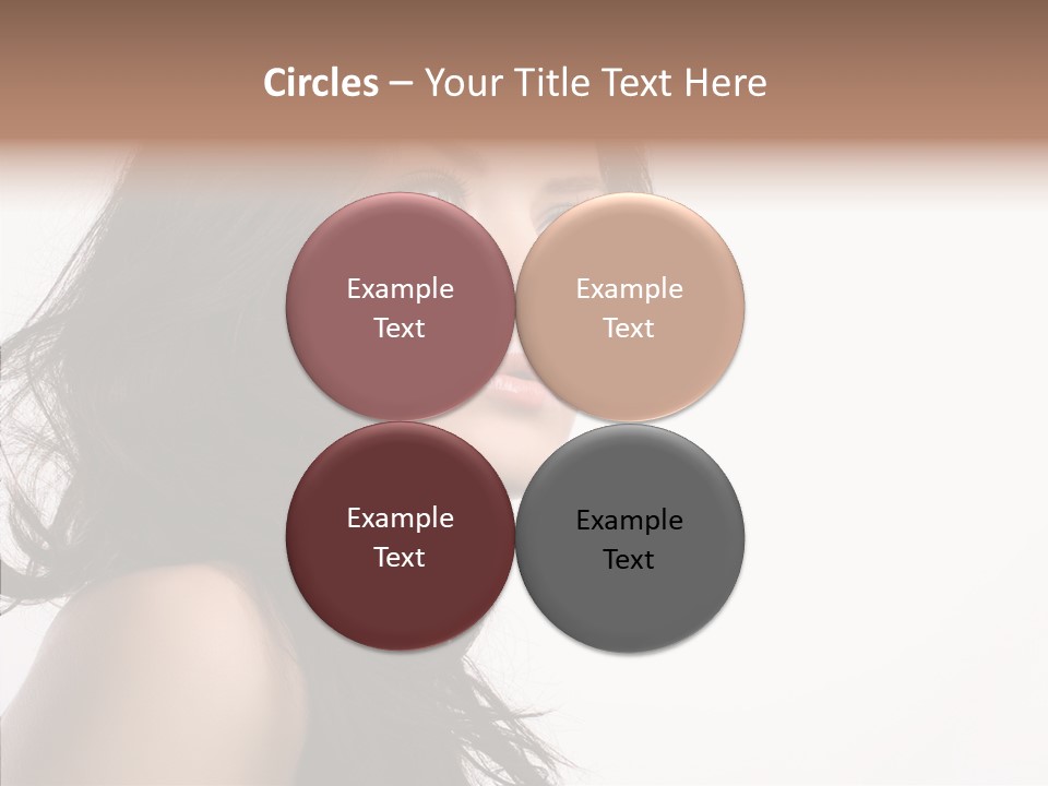 Health Care Hairstyle Background PowerPoint Template