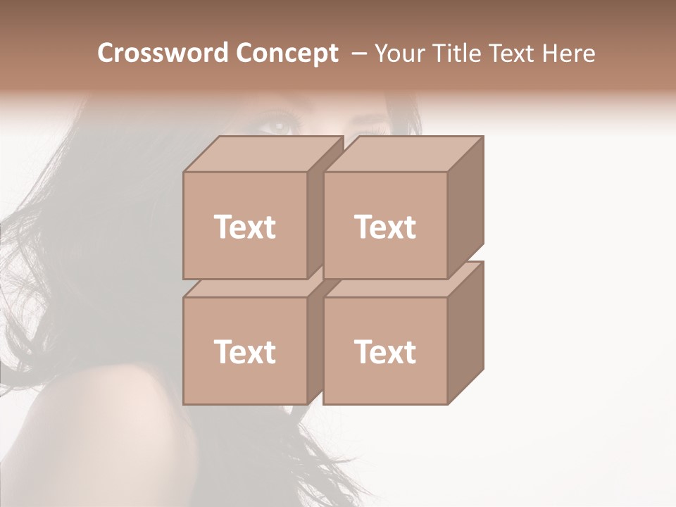 Health Care Hairstyle Background PowerPoint Template