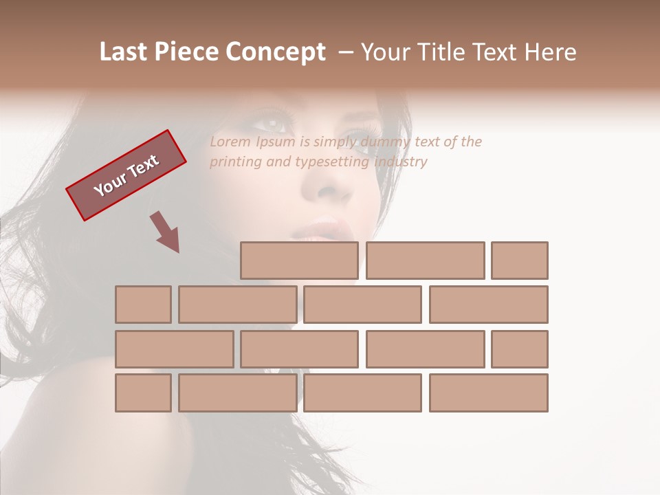 Health Care Hairstyle Background PowerPoint Template