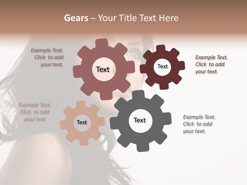 Health Care Hairstyle Background PowerPoint Template