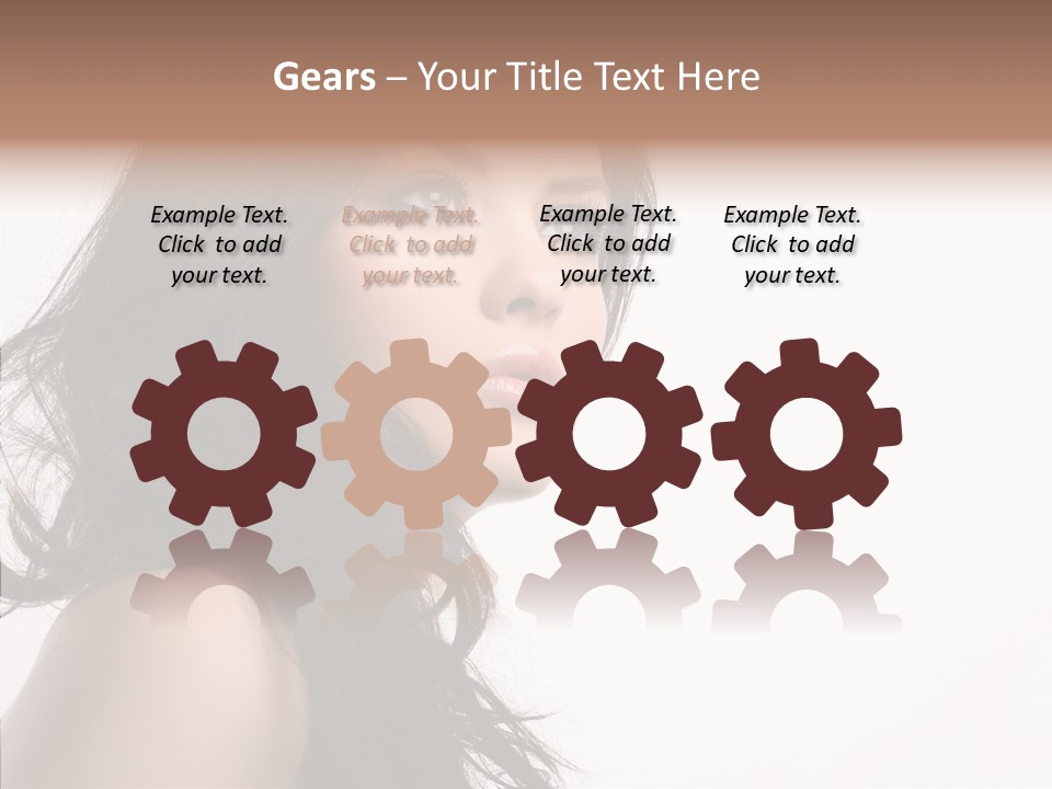 Health Care Hairstyle Background PowerPoint Template