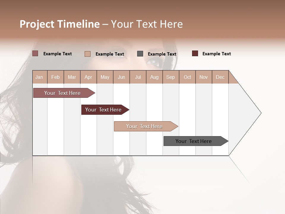 Health Care Hairstyle Background PowerPoint Template