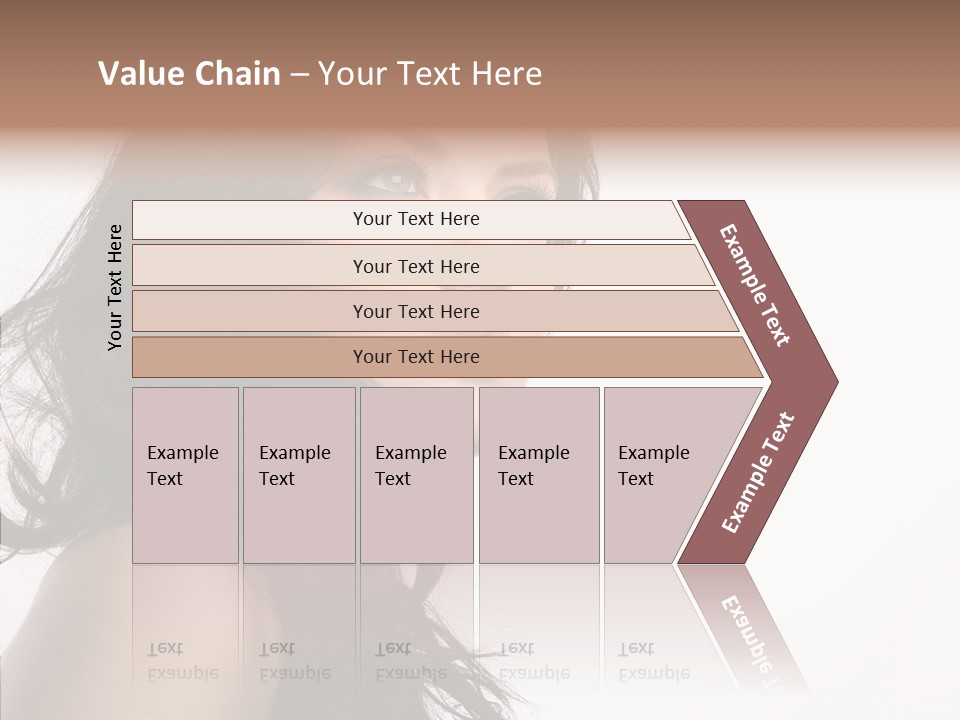 Health Care Hairstyle Background PowerPoint Template