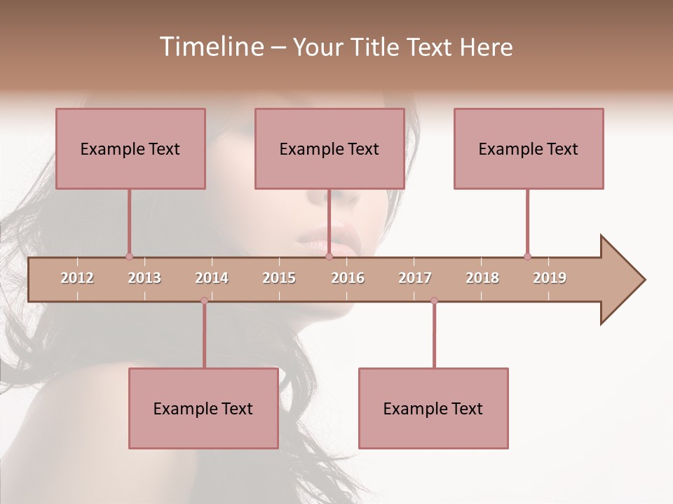 Health Care Hairstyle Background PowerPoint Template