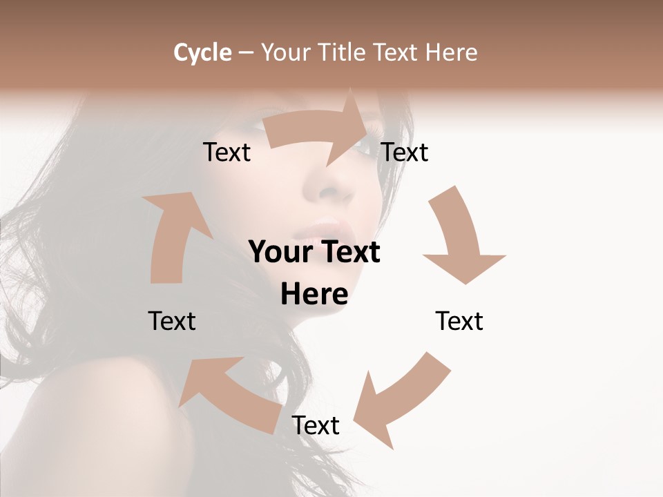 Health Care Hairstyle Background PowerPoint Template