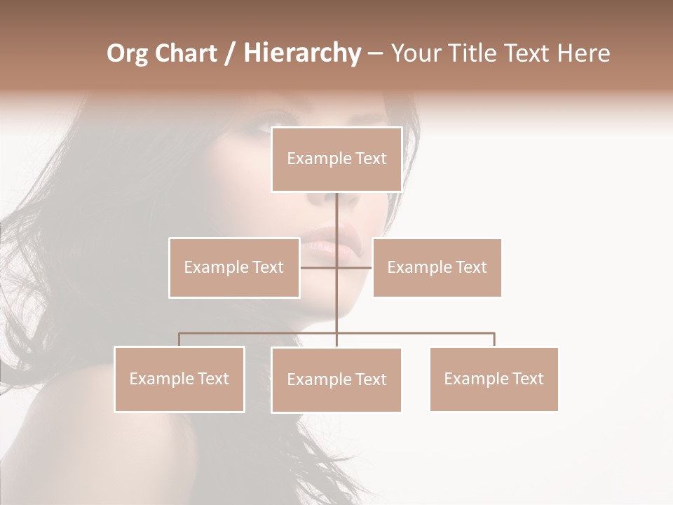 Health Care Hairstyle Background PowerPoint Template