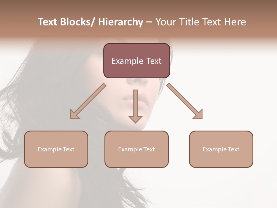 Health Care Hairstyle Background PowerPoint Template