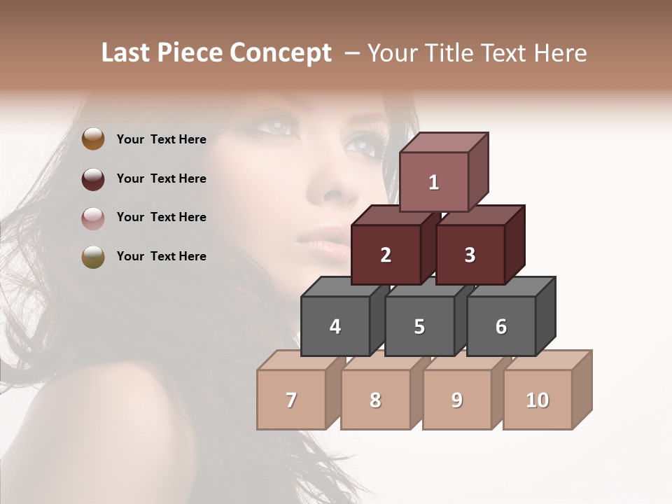 Health Care Hairstyle Background PowerPoint Template