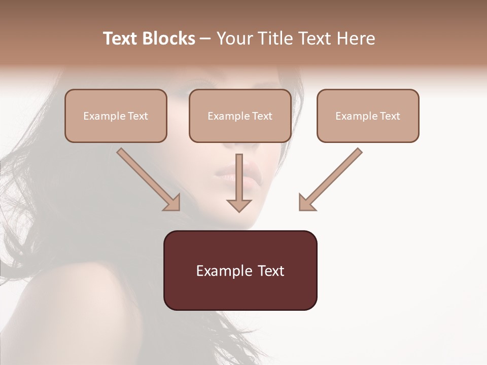 Health Care Hairstyle Background PowerPoint Template