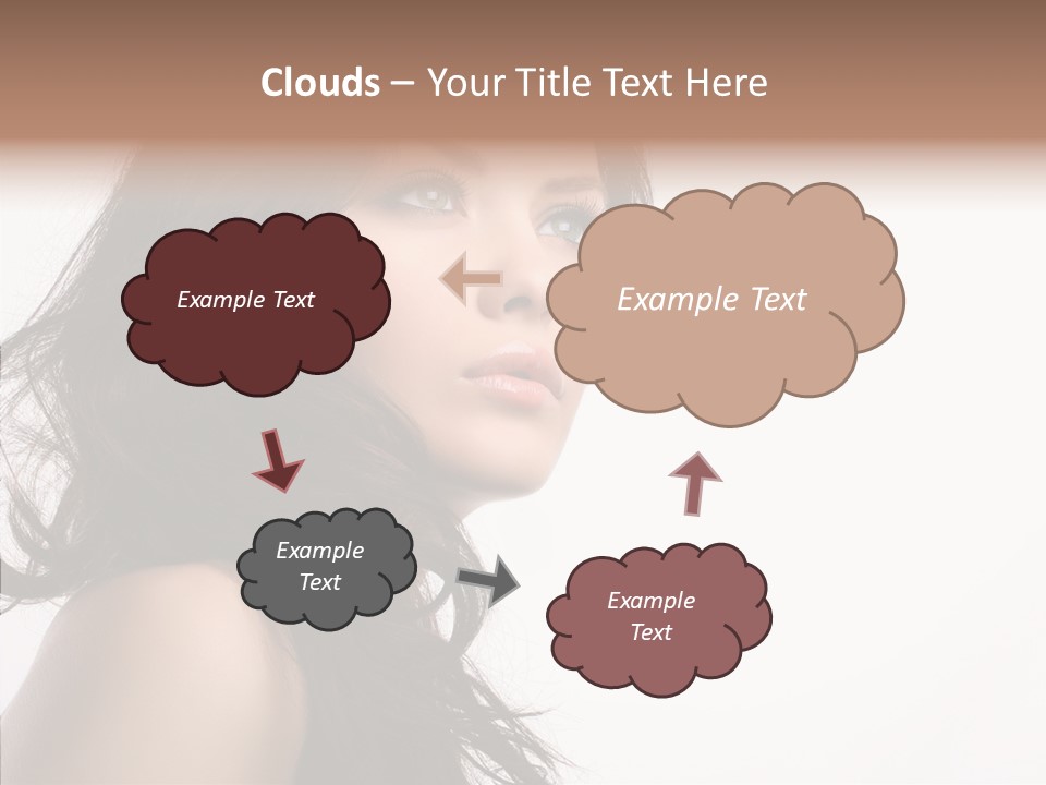 Health Care Hairstyle Background PowerPoint Template