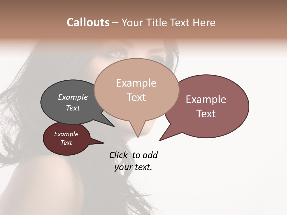 Health Care Hairstyle Background PowerPoint Template