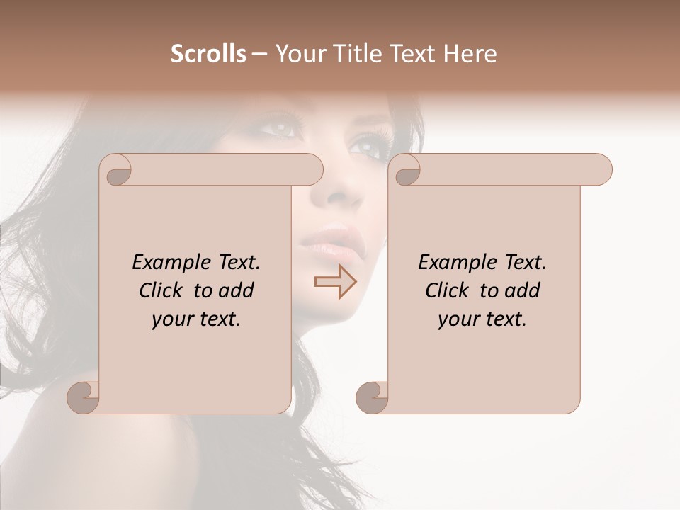 Health Care Hairstyle Background PowerPoint Template