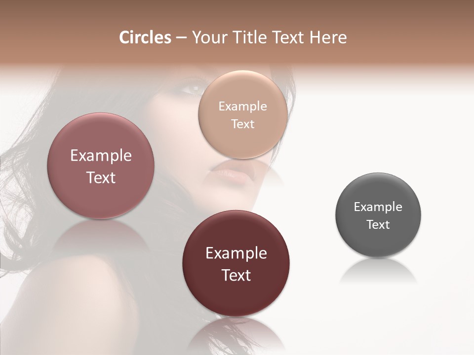 Health Care Hairstyle Background PowerPoint Template