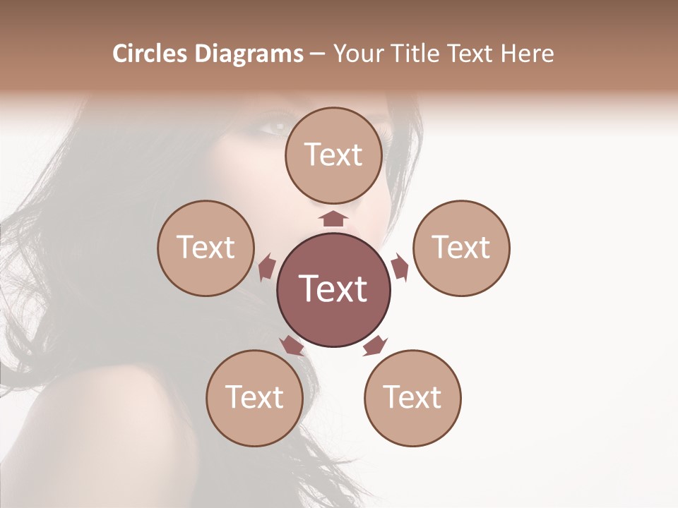 Health Care Hairstyle Background PowerPoint Template