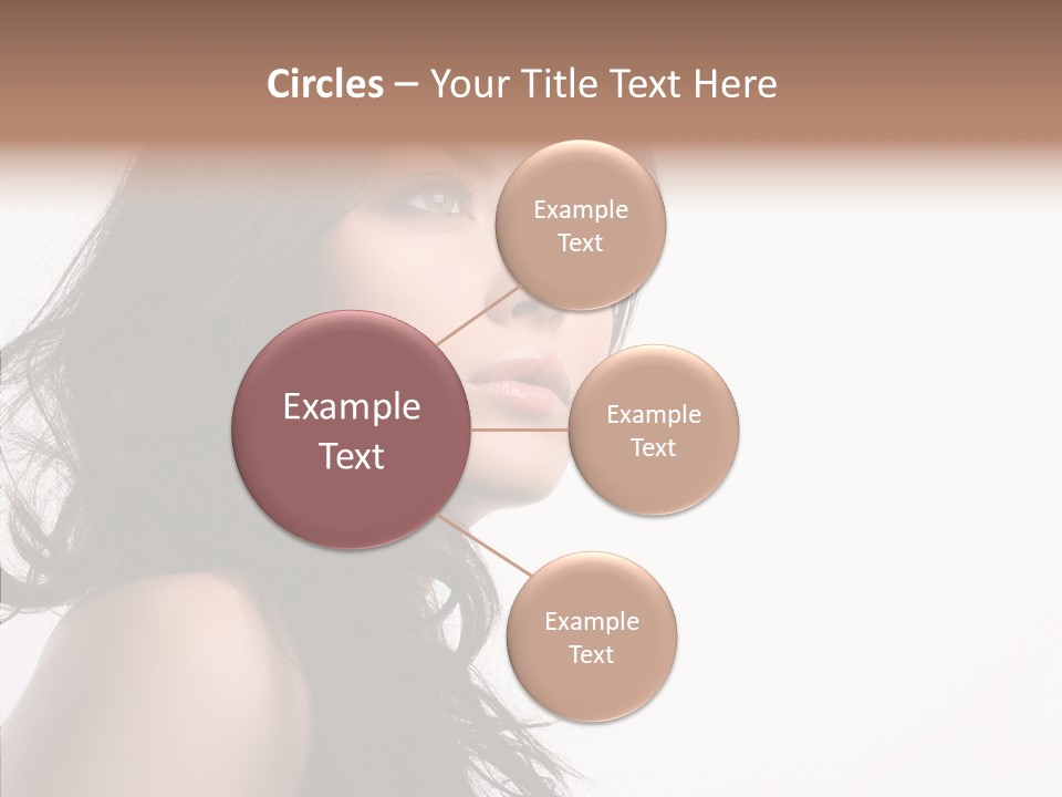 Health Care Hairstyle Background PowerPoint Template