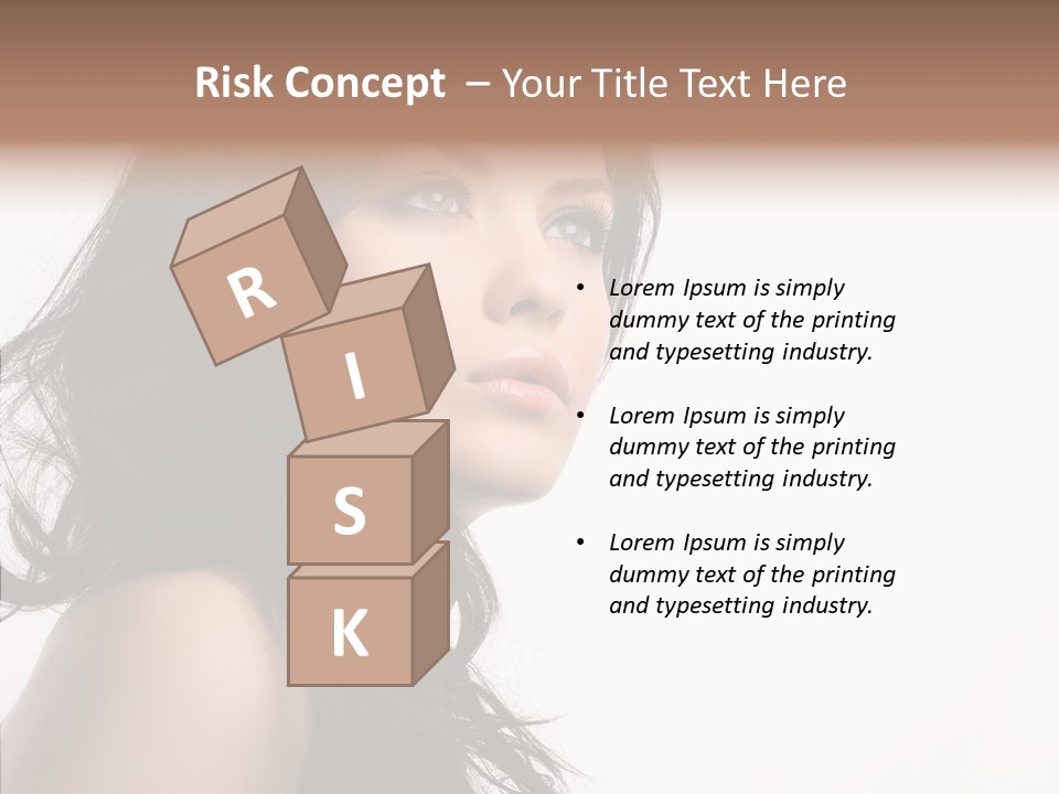 Health Care Hairstyle Background PowerPoint Template