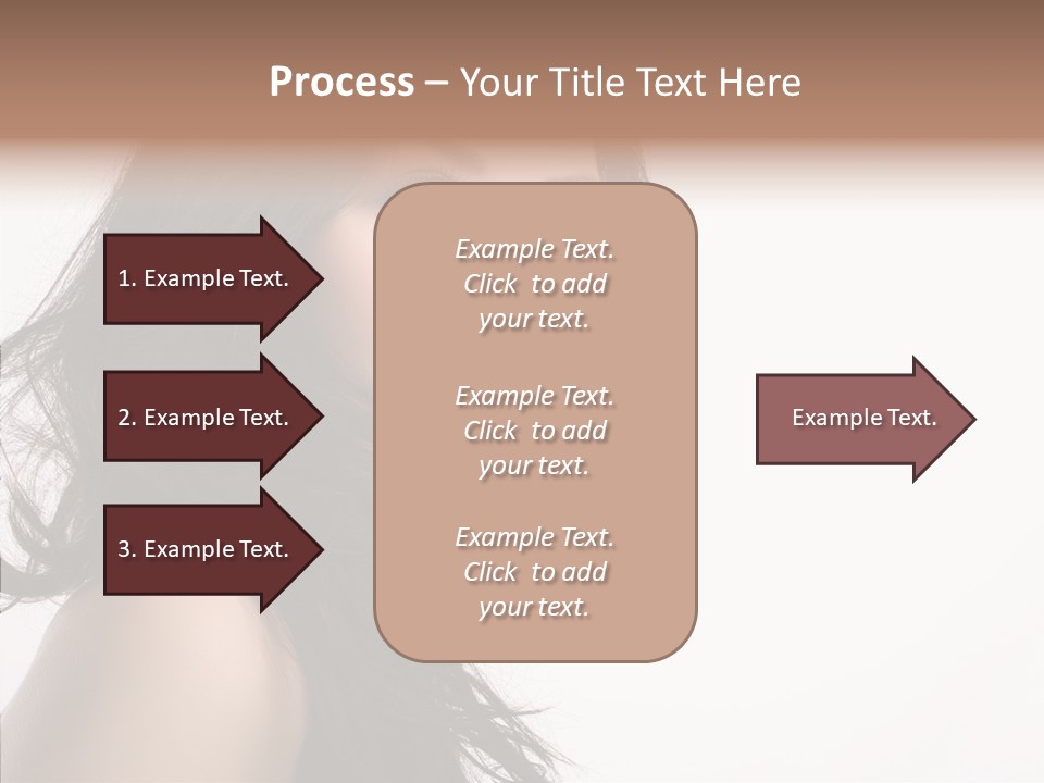 Health Care Hairstyle Background PowerPoint Template