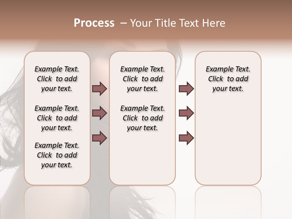 Health Care Hairstyle Background PowerPoint Template