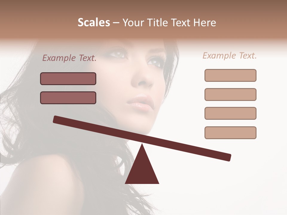 Health Care Hairstyle Background PowerPoint Template