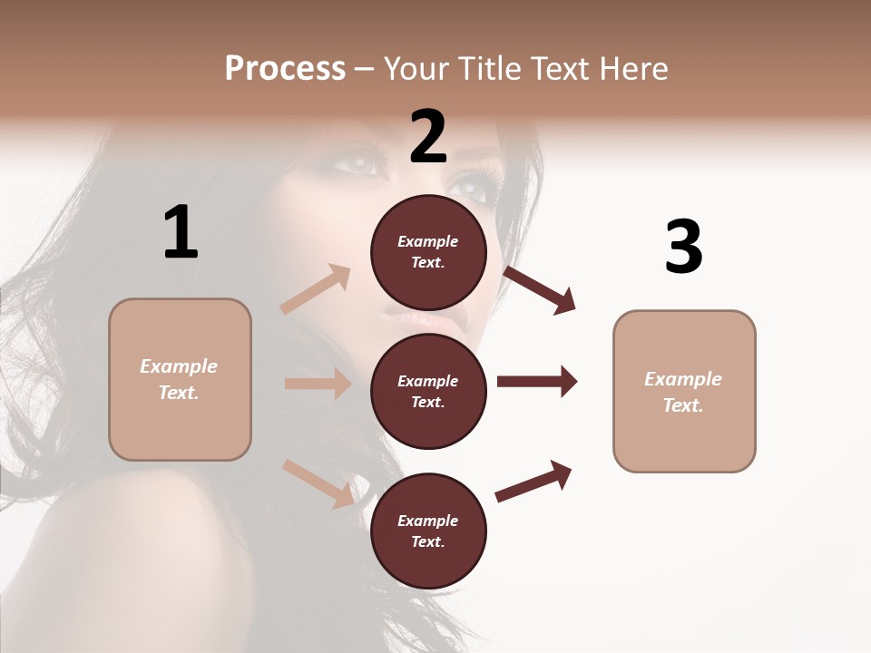 Health Care Hairstyle Background PowerPoint Template