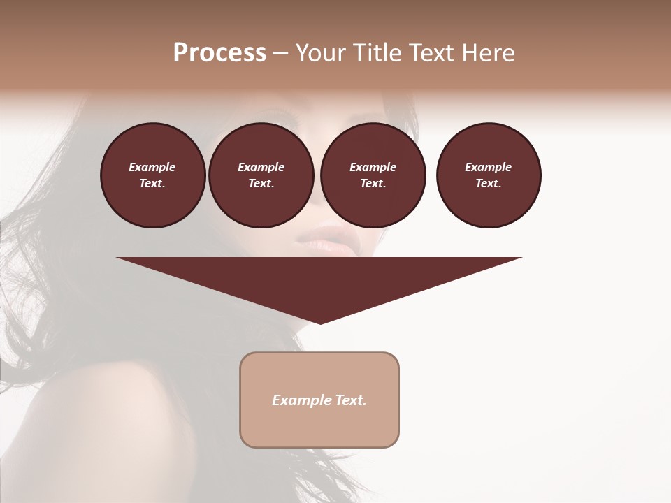 Health Care Hairstyle Background PowerPoint Template