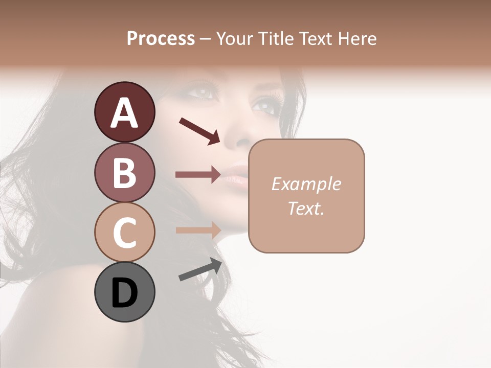 Health Care Hairstyle Background PowerPoint Template