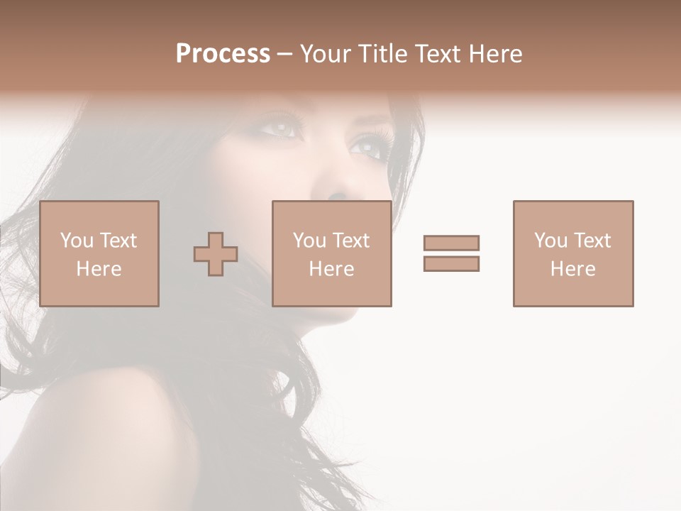 Health Care Hairstyle Background PowerPoint Template