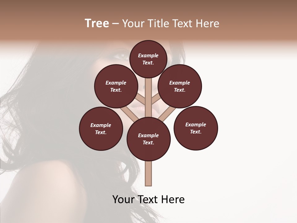 Health Care Hairstyle Background PowerPoint Template