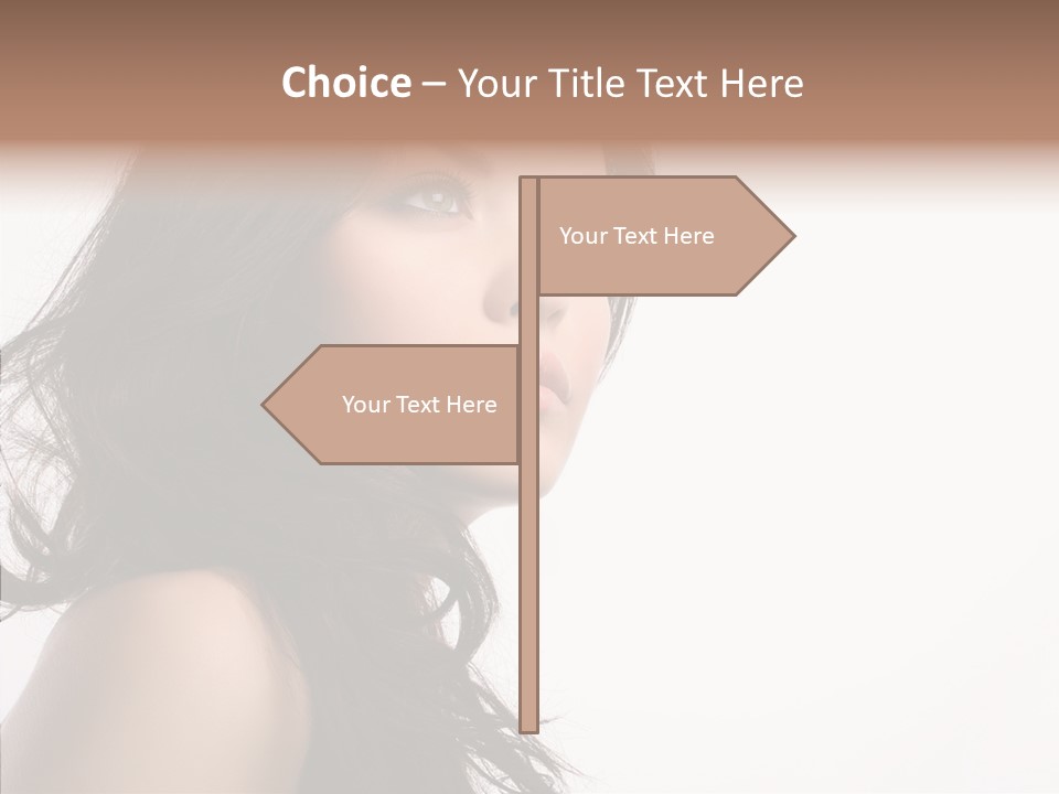 Health Care Hairstyle Background PowerPoint Template