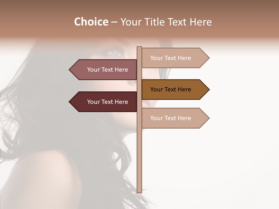 Health Care Hairstyle Background PowerPoint Template