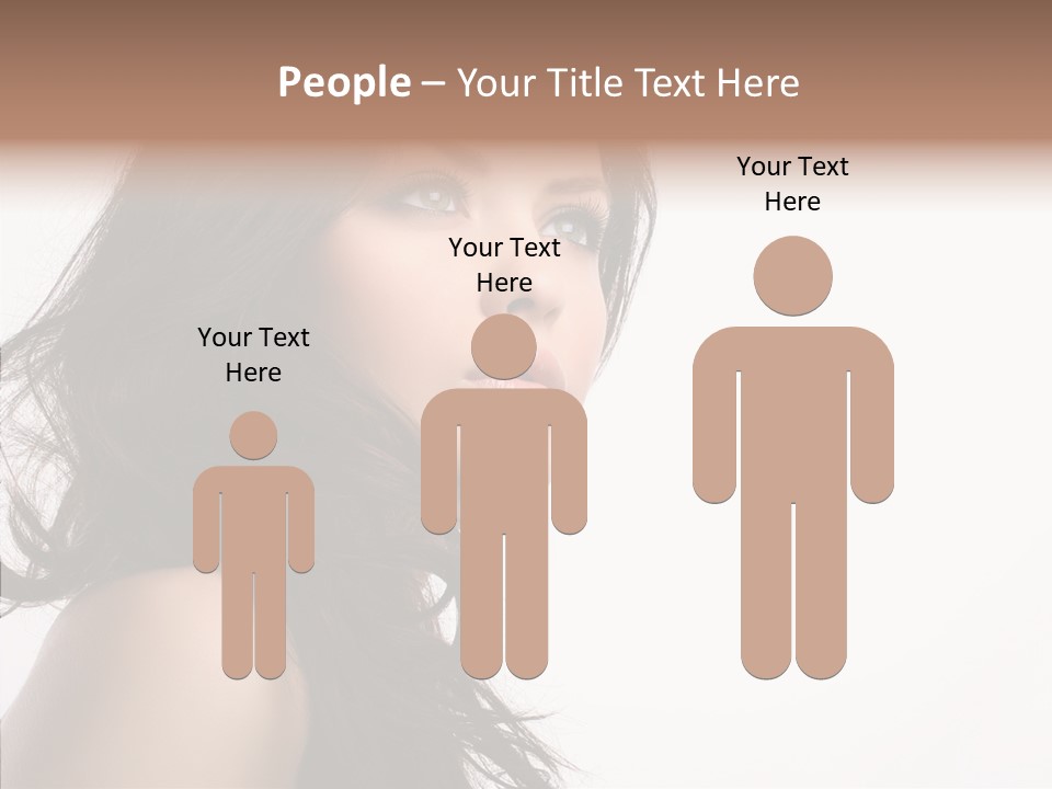 Health Care Hairstyle Background PowerPoint Template