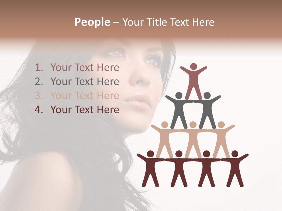 Health Care Hairstyle Background PowerPoint Template