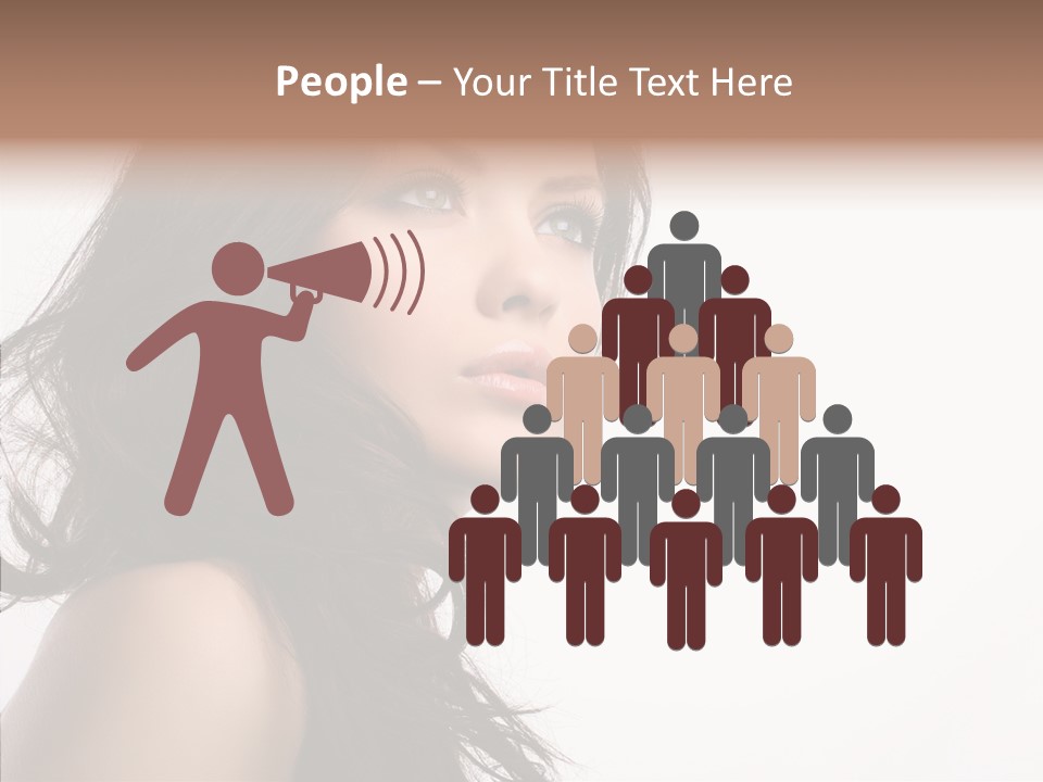 Health Care Hairstyle Background PowerPoint Template