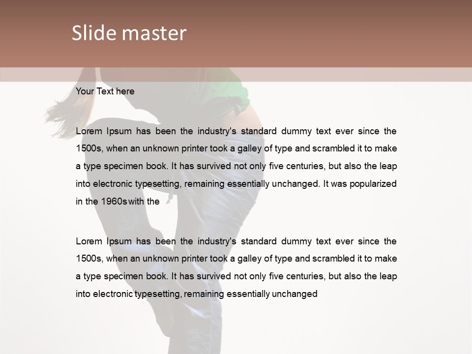 Flexibility Fitness One PowerPoint Template