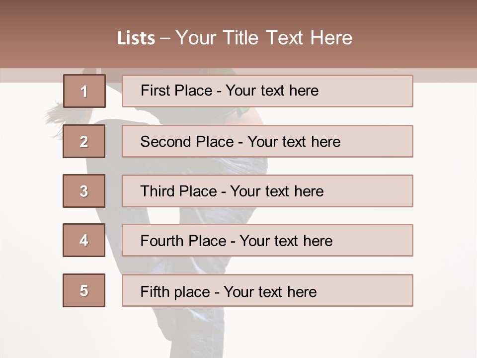 Flexibility Fitness One PowerPoint Template